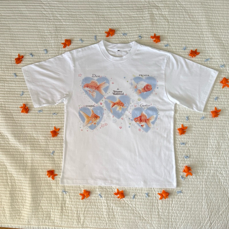Gold fish TEE & baby tee 🫧