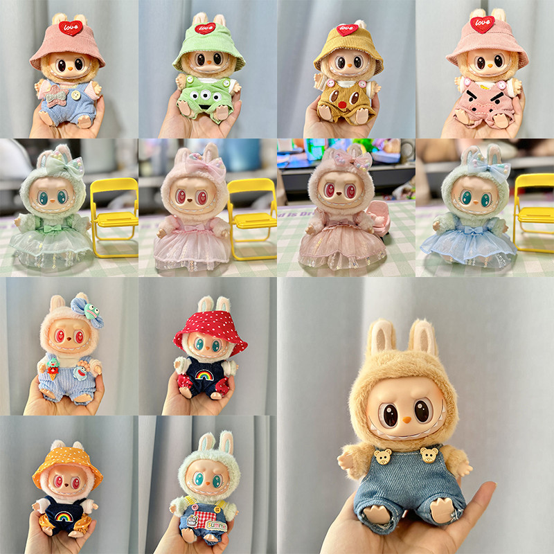 ชุด labubu Macaron ชุด Labubu V2 Labubu V1 ชุดลาบูบู้ ลาบูบู้ Labubu