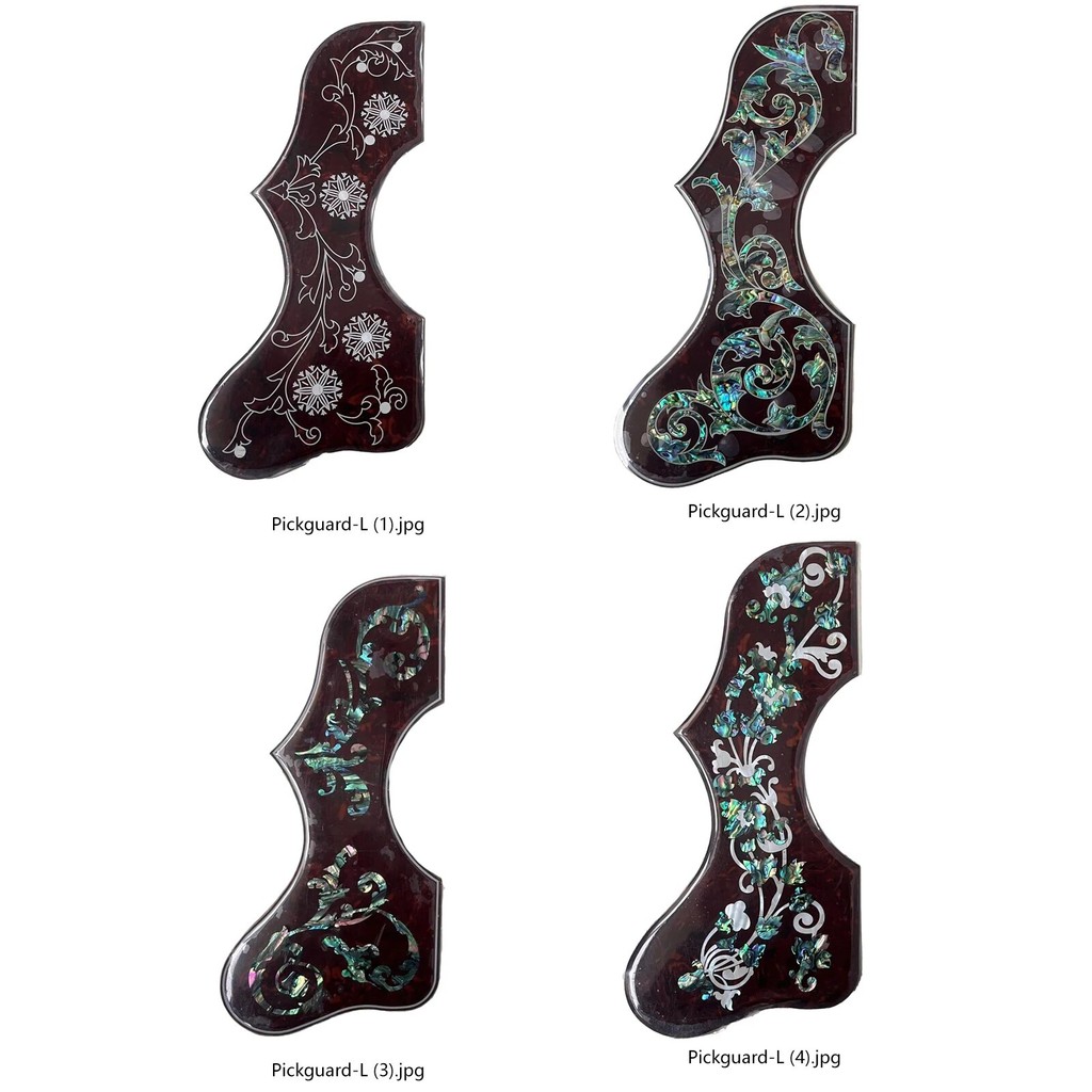 ปิ๊กการ์ดกีต้าร์โปร่งมือซ้ายสําหรับ J200 SJ-200 กีตาร์อะคูสติก Pickguard อะไหล่อุปกรณ์เสริมมืออาชีพ
