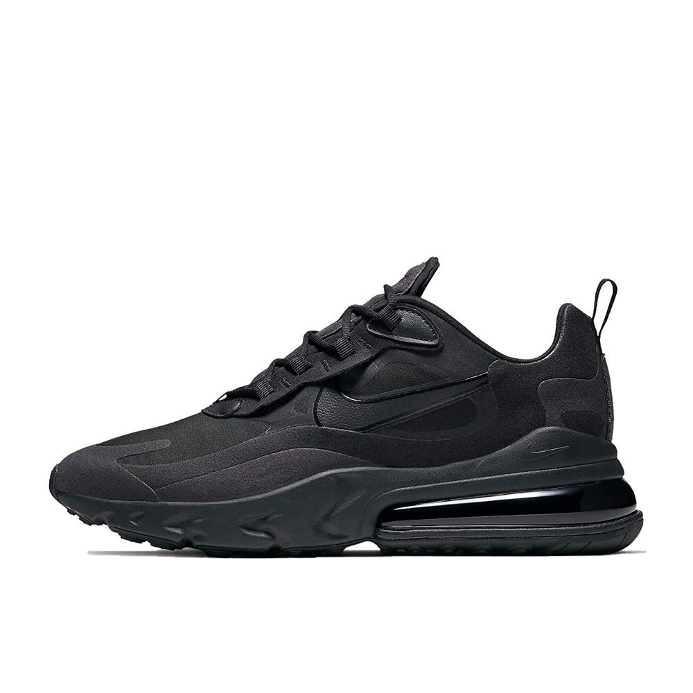 NIKE AIR MAX 270 REACT HIP HOP TRIPLE BLACK Sneakers AO4971-003 Like New