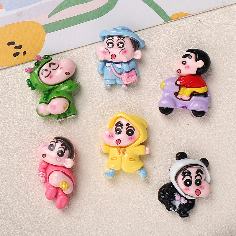 อุปกรณ์เสริมเรซิน DIY การ์ตูนอุปกรณ์เสริมก้นครีม Xiaoxin กิ๊บติดผมทำด้วยมือเคสโทรศัพท์หัวเข็มขัดรองเท้าชุดอุปกรณ์เสริม