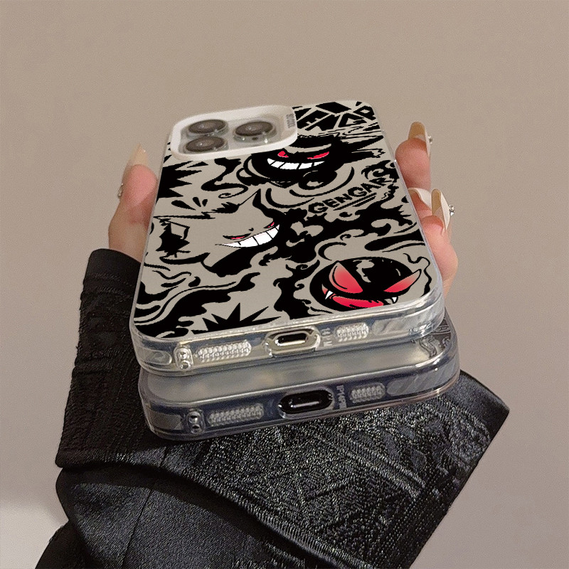 Gengar Pokemon เคส Oppo A38 A15 A12 A3s A5 A7 A16 A17 A35 รูปที่ 8