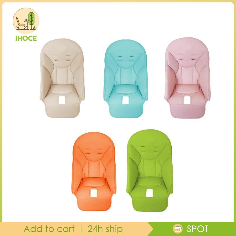 [Ihoce] เบาะเก้าอี้ปกหนัง PU เข้ากันได้กับที่นั่งเก้าอี้อาหารค่ํากรณี Bebe อุปกรณ์เสริม