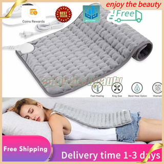 Electric Heating Pad 60x30cm - Back & Neck Pain Relief, Portable Hot Compress Therapy