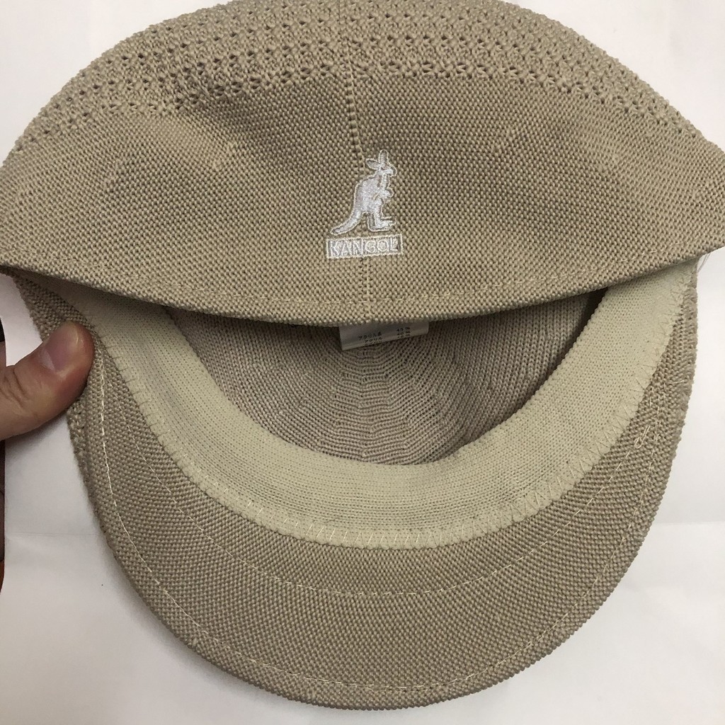 โพลีเอสเตอร์ KANGOL Kangaroo Summer Retro Painter ผู้ชายผู้หญิงสไตล์หมวกตาข่าย Beret สไตล์บาง