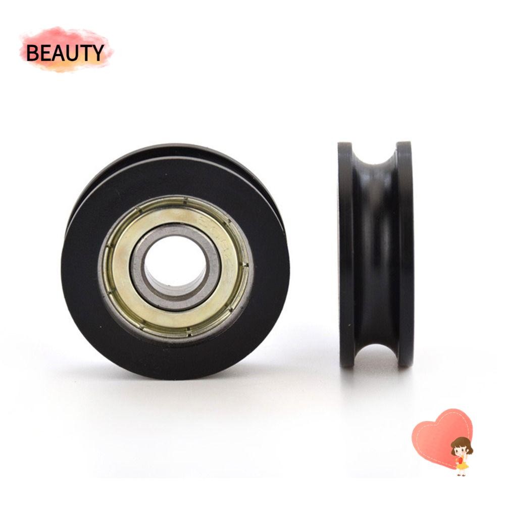 Beauty 5pcs รอกไนลอน,โลหะคู่โล่ Chrome Steel U Groove Ball Bearing, Smooth 5x20x7mm Z1 ระดับเสียงรบกวน Roller Guide ล้อ Micro มอเตอร์