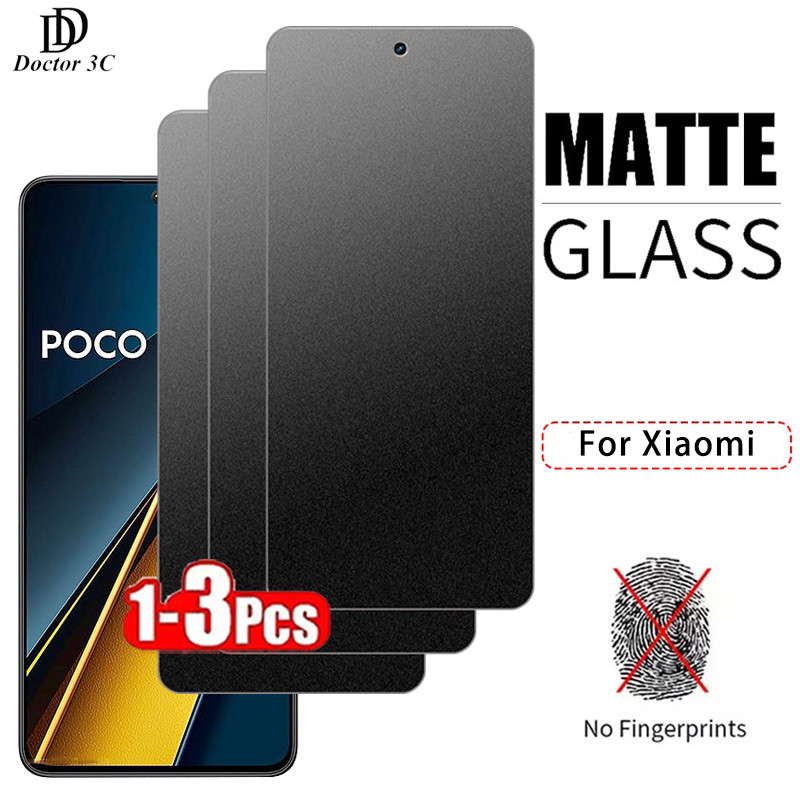 ฟิล์มกระจก ด้าน สำหรับ Xiaomi Poco X6 X5 X4 X3 NFC M6 Plus M5 M5s M4 M3 F6 F5 F4 GT F3 Pro 5G 4G 202