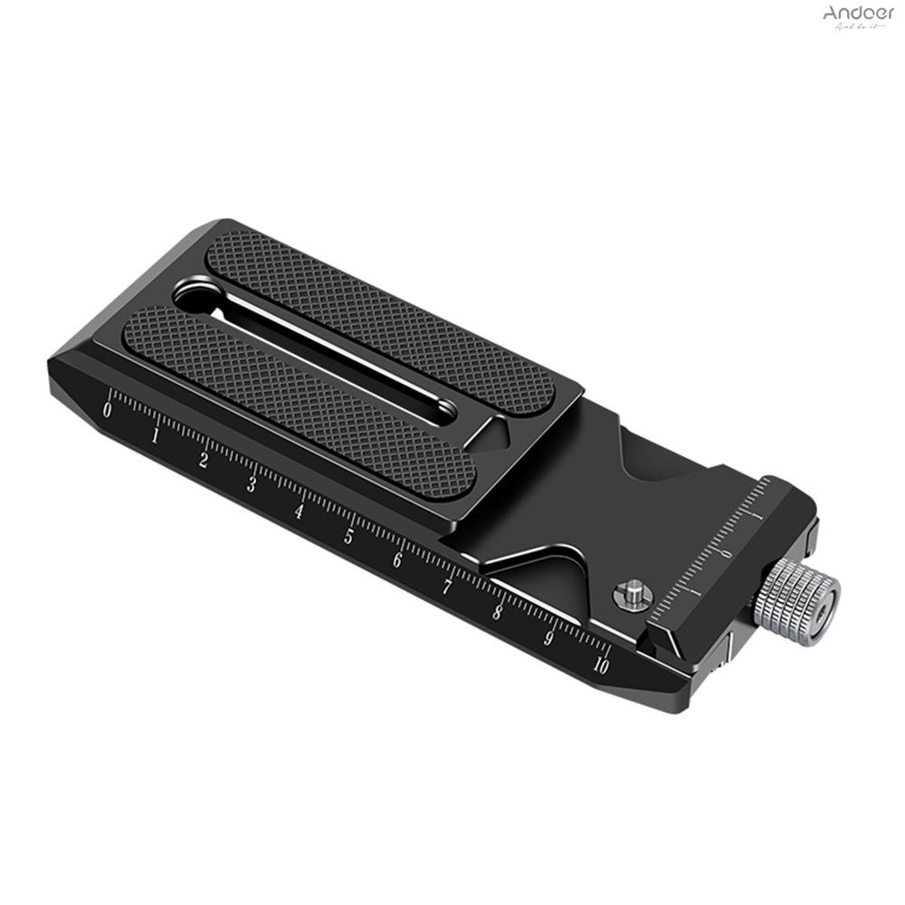 แผ่นวางจําหน่ายอย่างรวดเร็วสําหรับ Gimbal อลูมิเนียม Arca-Swiss Quick Release แผ่นอะแดปเตอร์สําหรับ DJI Ronin RS2 RSC2