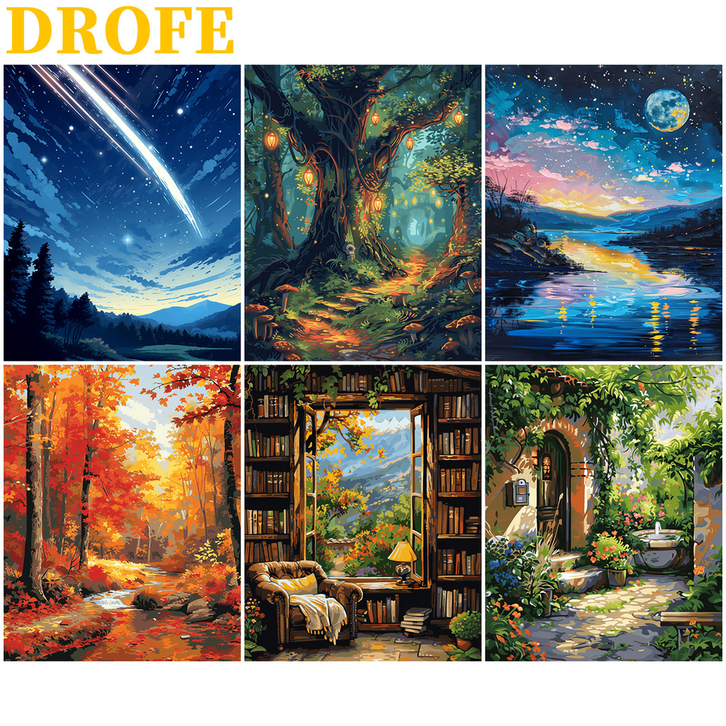 Drofe,ระบายสีตามตัวเลขมีกรอบ,ระบายสี,paint by number,ทิวทัศน์,ภาพระบายสี,ภาพระบายสีตามตัวเลข,ศิลปะ,ระบายสีตามตัวเลขหลักสิบบ,ชุดระบายสีตามตัวเลข,ระบายสีรูปภาพ,สมุดระบายสี,ของแต่งห้อง,แต่งห้อง,จัดห้องนอน,ตกแต่งห้อง,แต่งห้องนอน
