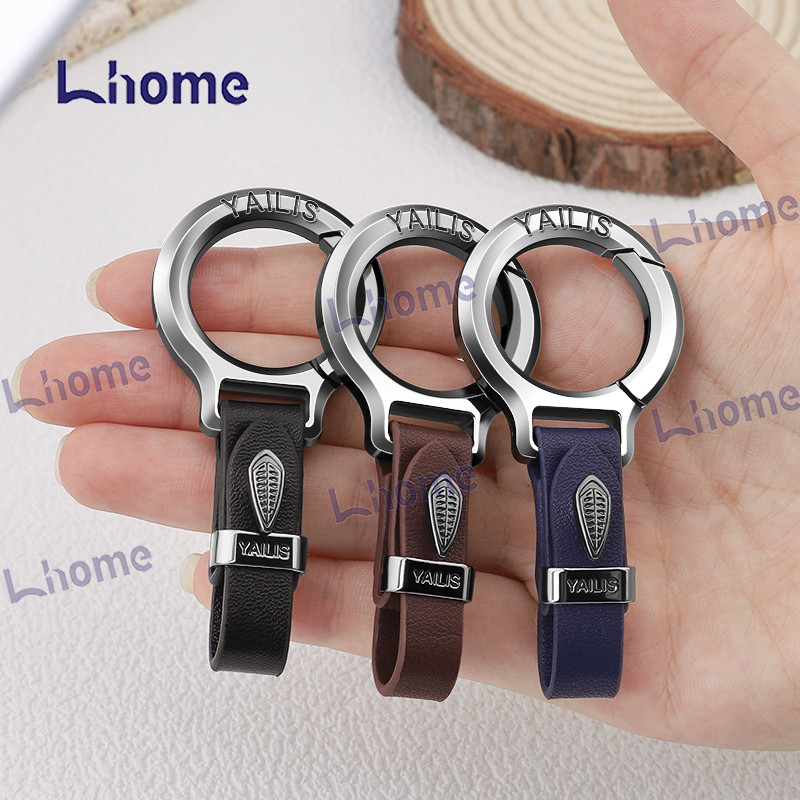 Lhome🚗พวงกุญแจรถ ที่ใส่กุญแจ  สไตล์มินิมอล พวงกุญแจเข็มขัดรถ คุณภาพสูง
