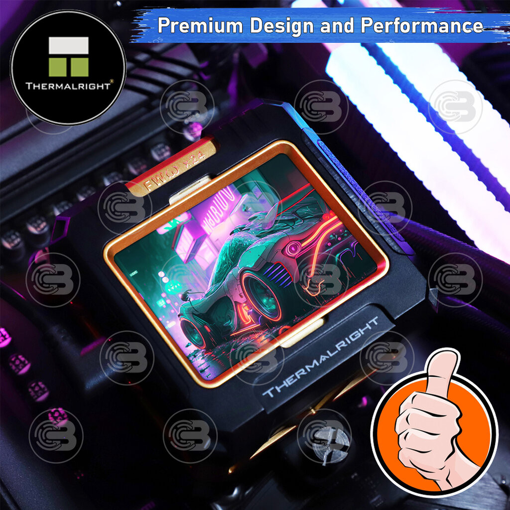 [CoolBlasterThai] Thermalright FROZEN WARFRAME X 360 BLACK (FANLESS) AIO Liquid CPU Cooler (AM5/LGA1851 Ready) ประกัน...