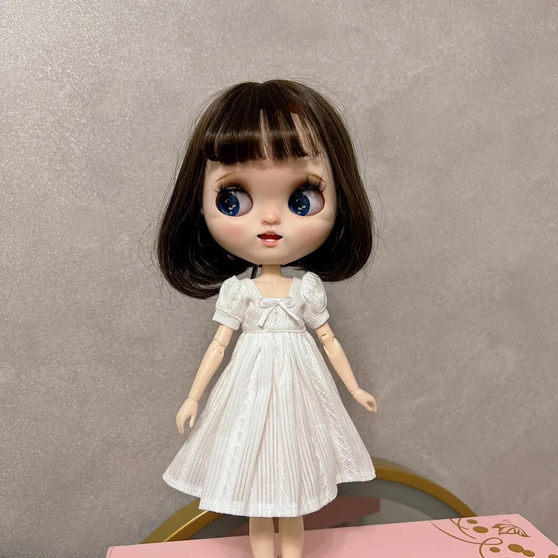 blythe dolls clothes casual dress multi-color handmade Dress for  Blythe doll 28-30 cm OB22 OB24 AZO