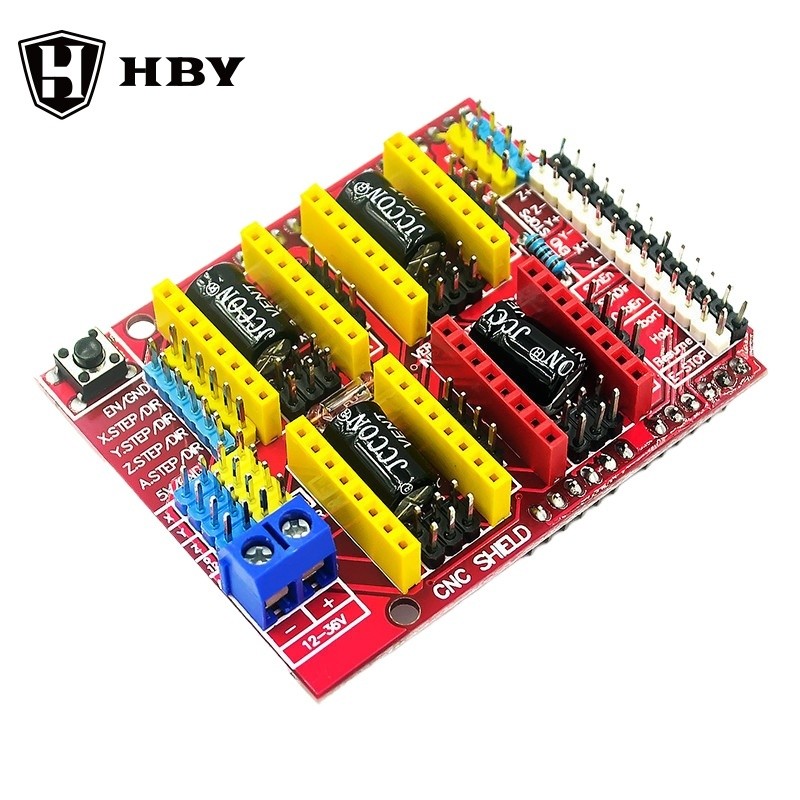 ใหม่ CNC Shield V4 เครื่องแกะสลัก / เครื่องพิมพ์ 3D / บอร์ดขยายไดรเวอร์ A4988 สำหรับชุด DIY Arduino ราคา ถูกที่สุด ดีลบีเคเค แกลเลอรีภาพที่ 4