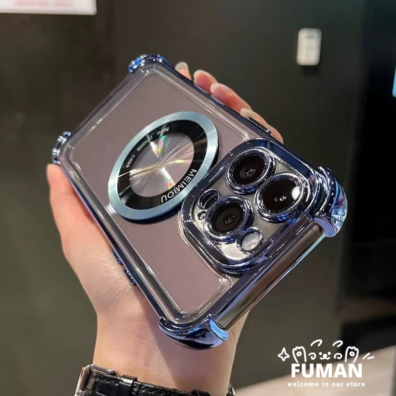 สําหรับrealme C60 C53 C55 หมายเหตุ 50 9 Pro Plus C2 C2S Q5i V23 V23i Narzo N55 N53 50 5Gเคสโทรศัพท์หรูหราElectroplatingแม่เหล็กชาร์จโปร่งใสนุ่มTPUปกหลังปลอก