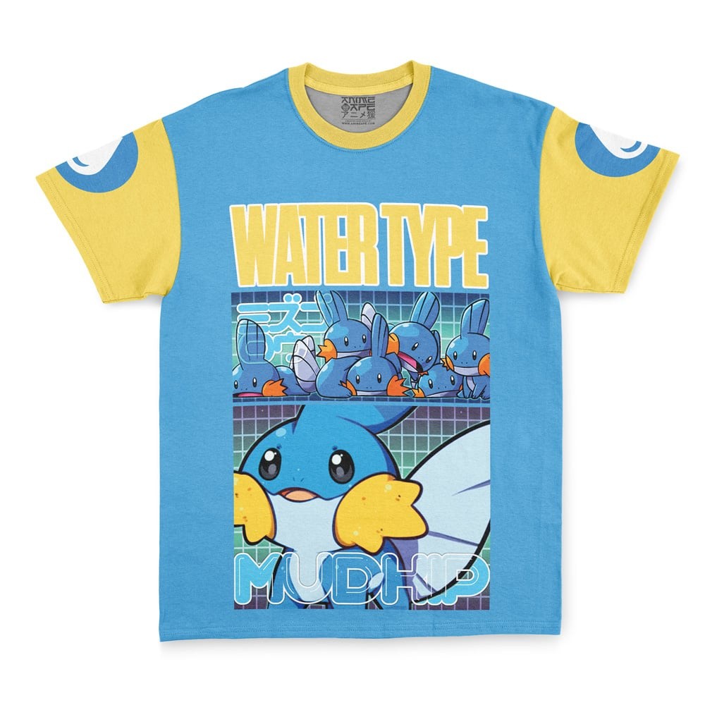 เสื้อยืดสตรีท Mudkip Pokemon