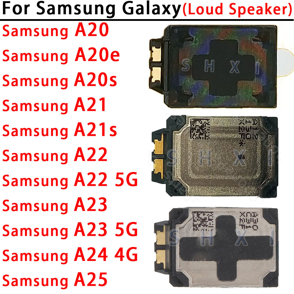 Original ลําโพงสําหรับ Samsung Galaxy A20 A20e A20s A21 A21s A22 A23 A24 A25 4G 5G Loud ลําโพงโมดูลอะไหล่