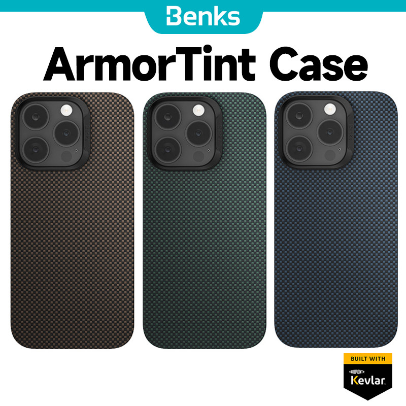 [Benks Official] Benks Magnetic ArmorTint Case สร้างขึ้นด้วยคาร์บอนไฟเบอร์ 1000D สําหรับ IPhone 16 Plus Pro Max ฝาครอบป้องกันโทรศัพท์บางเฉียบ