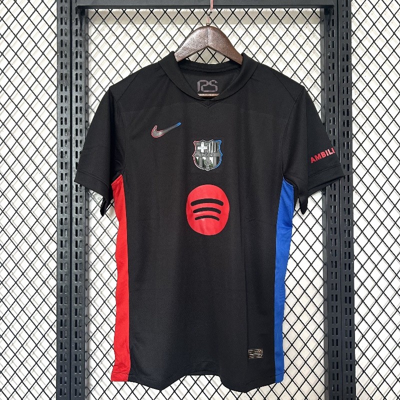 แฟน ๆ ฉบับที่ 2024/25 FC Barcelona Away Football Jersey และ Shiirt S-4XL,สามารถเพิ่มชื่อและหมายเลขของคุณได้