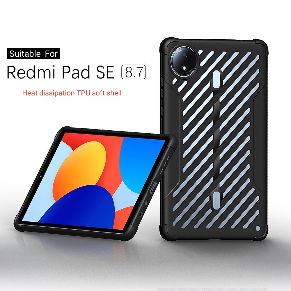 สําหรับ Redmi Pad SE 8.7 2024 กรณี Soft TPU ซิลิโคนกันกระแทกแท็บเล็ตสําหรับ Xiaomi RedmiPad SE 8.7 นิ้วเกราะป้องกัน