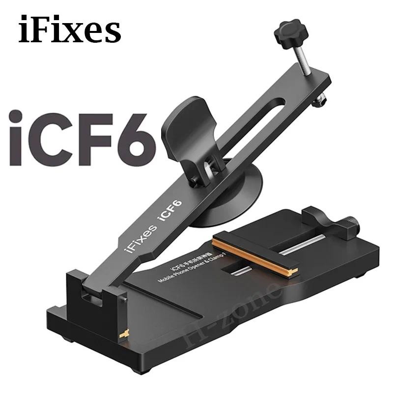 Ifixes iCF6 Universal หน้าจอ LCD Separator โทรศัพท์มือถือ Fast เปิดเครื่องทําความร้อนฟรี Clamp Fxiture สําหรับโทรศัพท์ Quick Removal Repair เครื่องมือ