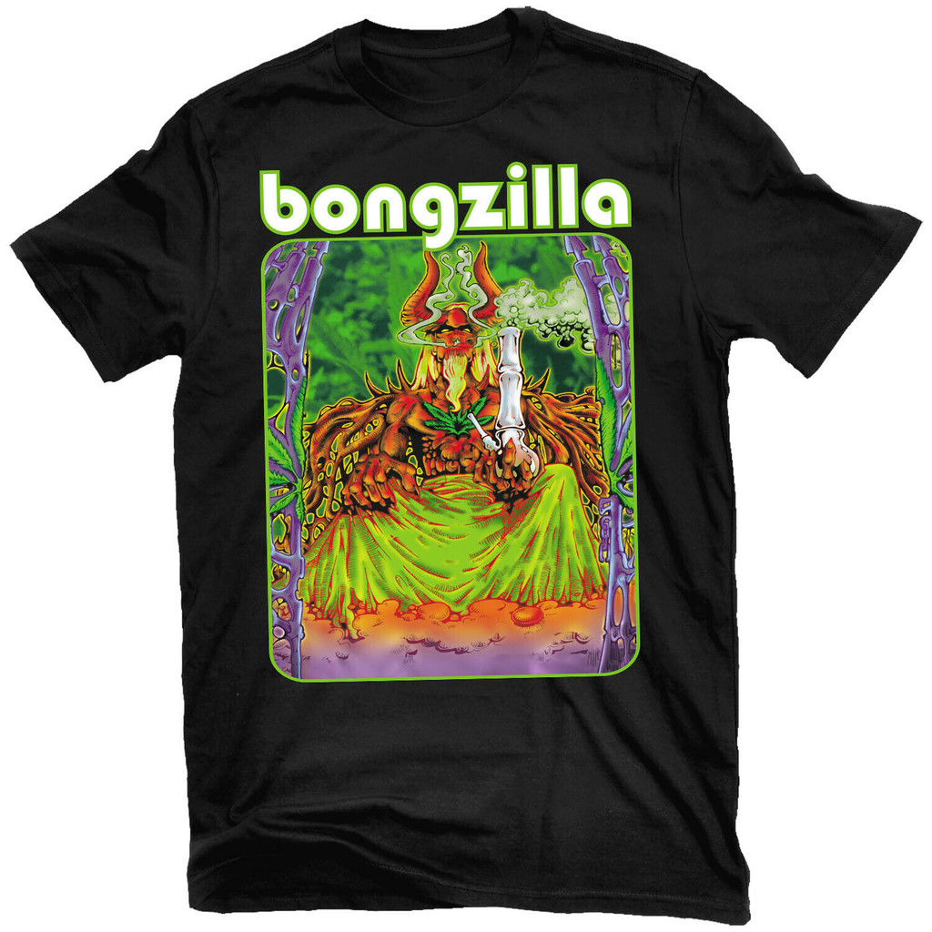 เสื้อยืดศิลปะอัลบั้ม Bongzilla Gateway ใหม่! Tee Shirt Cotton T Shirt Custom Aldult Teen Unisex Digi