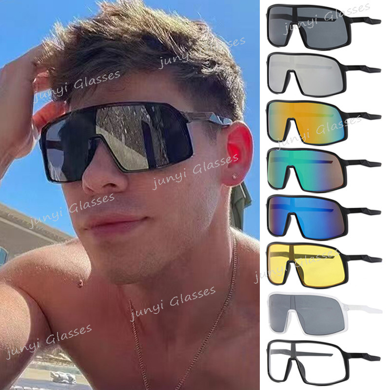 แฟชั่น UV400 ขี่จักรยานแว่นตากันแดด Photochromic กีฬากลางแจ้งจักรยาน Drving Shades Uv ป้องกันกรอบใหญ่แว่นตากันแดด