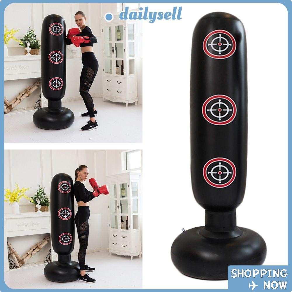Daily 160 ซม. กระสอบทรายชกมวยเด็กฝึกชกมวย PVC Inflatable Tumbler Kicking กระสอบทราย