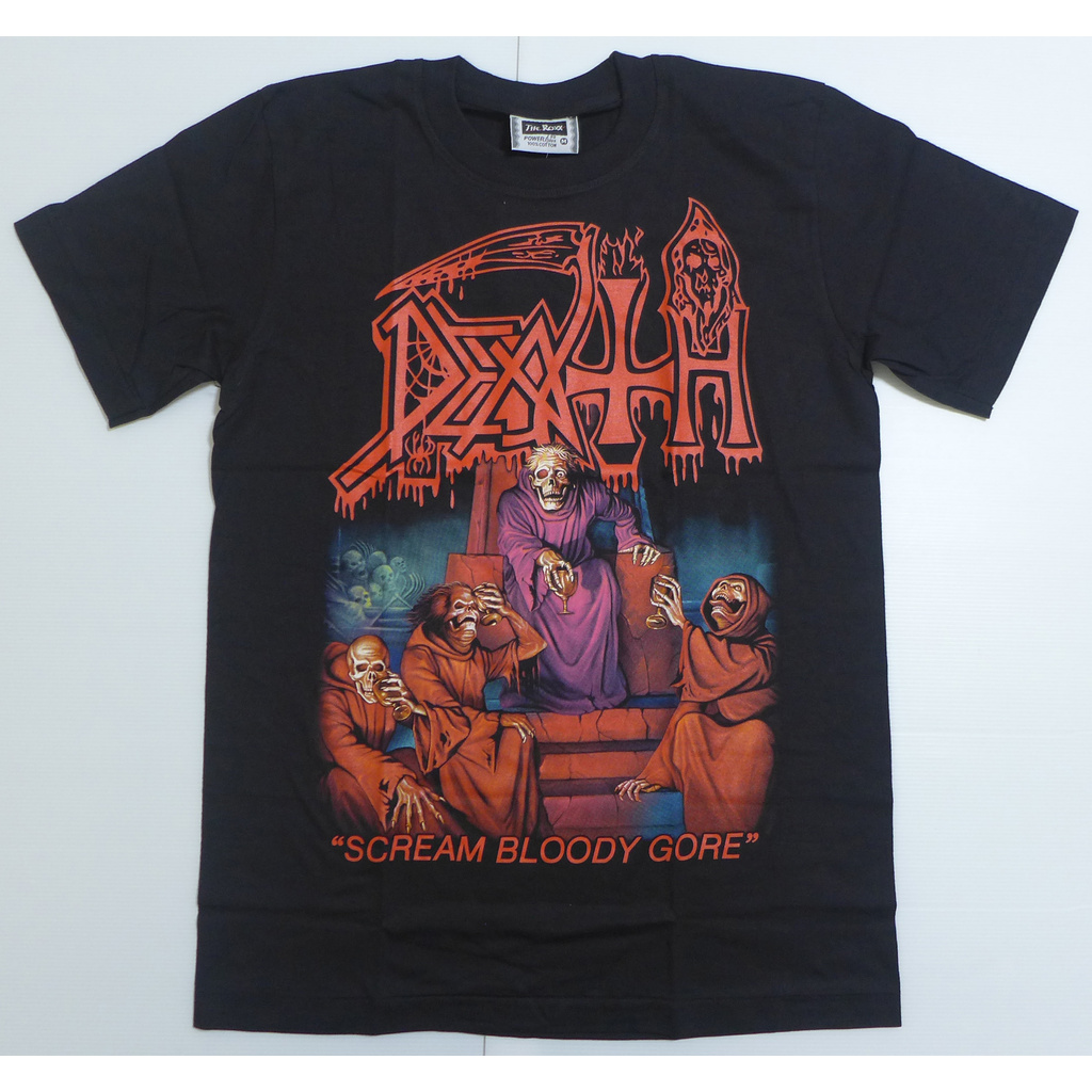 Death DEATH Band DEATH Band DEATH Metal Rock เสื้อยืด Skull เสื้อยืดแขนสั้น