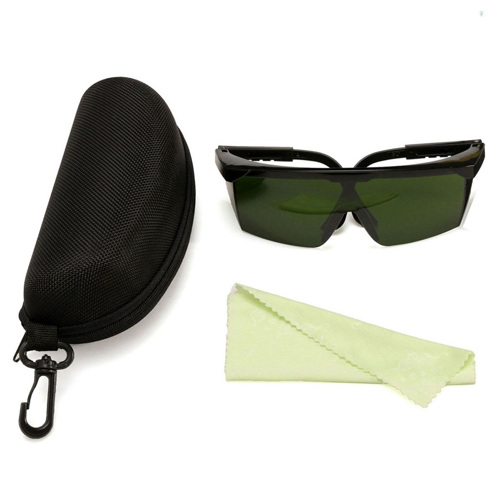 แว่นตาแว่นตาป้องกันเลเซอร์ 200nm-2000nm Laser Safety Glasses OD4+ แว่นตาป้องกันมีสไตล์