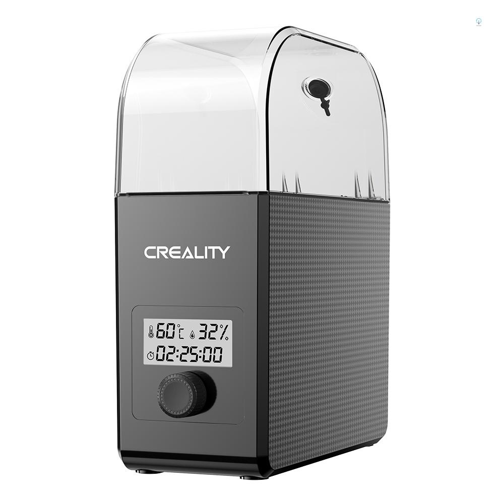 กล่องอบแห้งแบบซับซ้อนcreality Filament Dryer Box 2.0 360° ร้อน-อากาศ ความร้อน 1.75 มม. และ 2.85 มม. เส้นใย สนับสนุน 24 ชั่วโมงการตรวจสอบความชื้นแบบเรียลไทม์ปรับอุณหภูมิ
