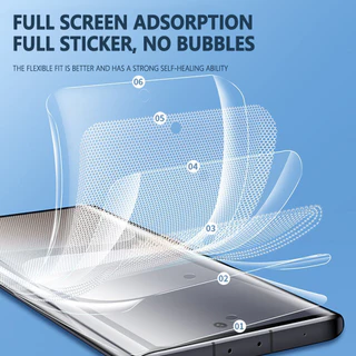 【3 Psc】ฟิล์มไฮโดรเจลแบบเต็มหน้าจอ For Samsung A55 A54 A34 A12 A07 A17 A15 5G A05S A22 S24 Ultra A23 A13 A14 A32 A35 A50