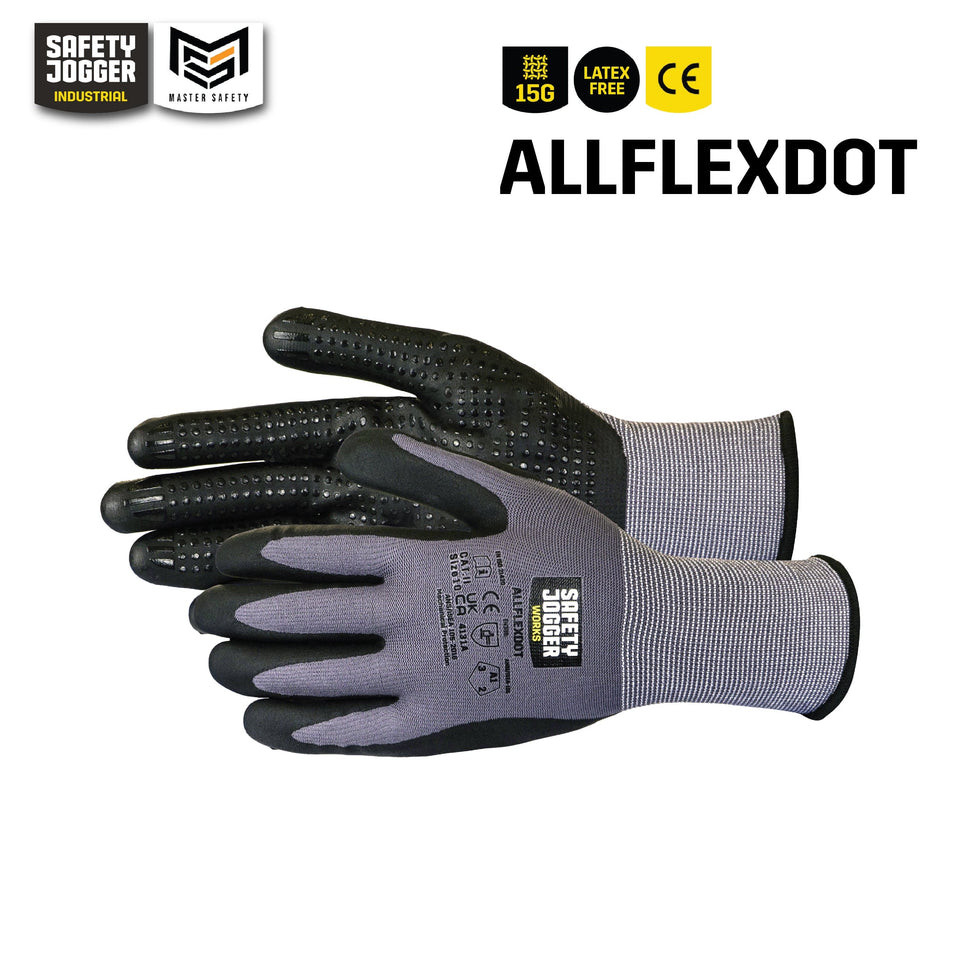 Safety Jogger รุ่น ALLFLEXDOT เหมาะอย่างยิ่งสำหรับอุตสาหกรรมทุกประเภท ทนทาน มีความยืดหยุ่น ระบายอากาศดี