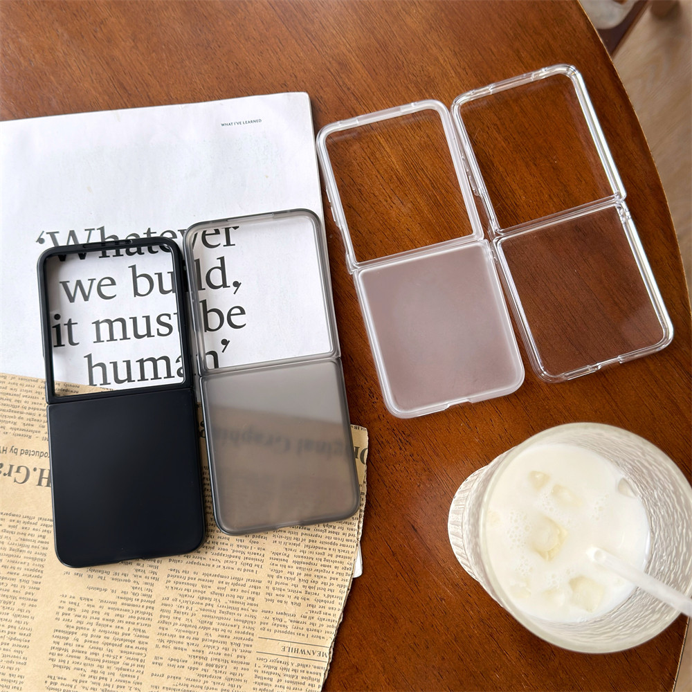 ล้างสวยงามการออกแบบที่ไม่ซ้ำกัน Frosted Simple Case Xiaomi Mix Flip เปลือกแข็ง PC คลาสสิก Mi MixFlip กรณีโทรศัพท์