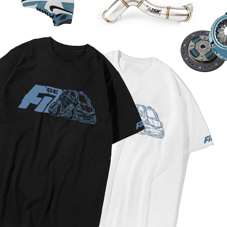 เสื้อยืดแขนสั้น ลาย Mugen RS แบบ GE8 FIT อารมณ์รถญี่ปุ่น ผ้าฝ้ายคล่องตัว ในสไตล์ทันสมัย