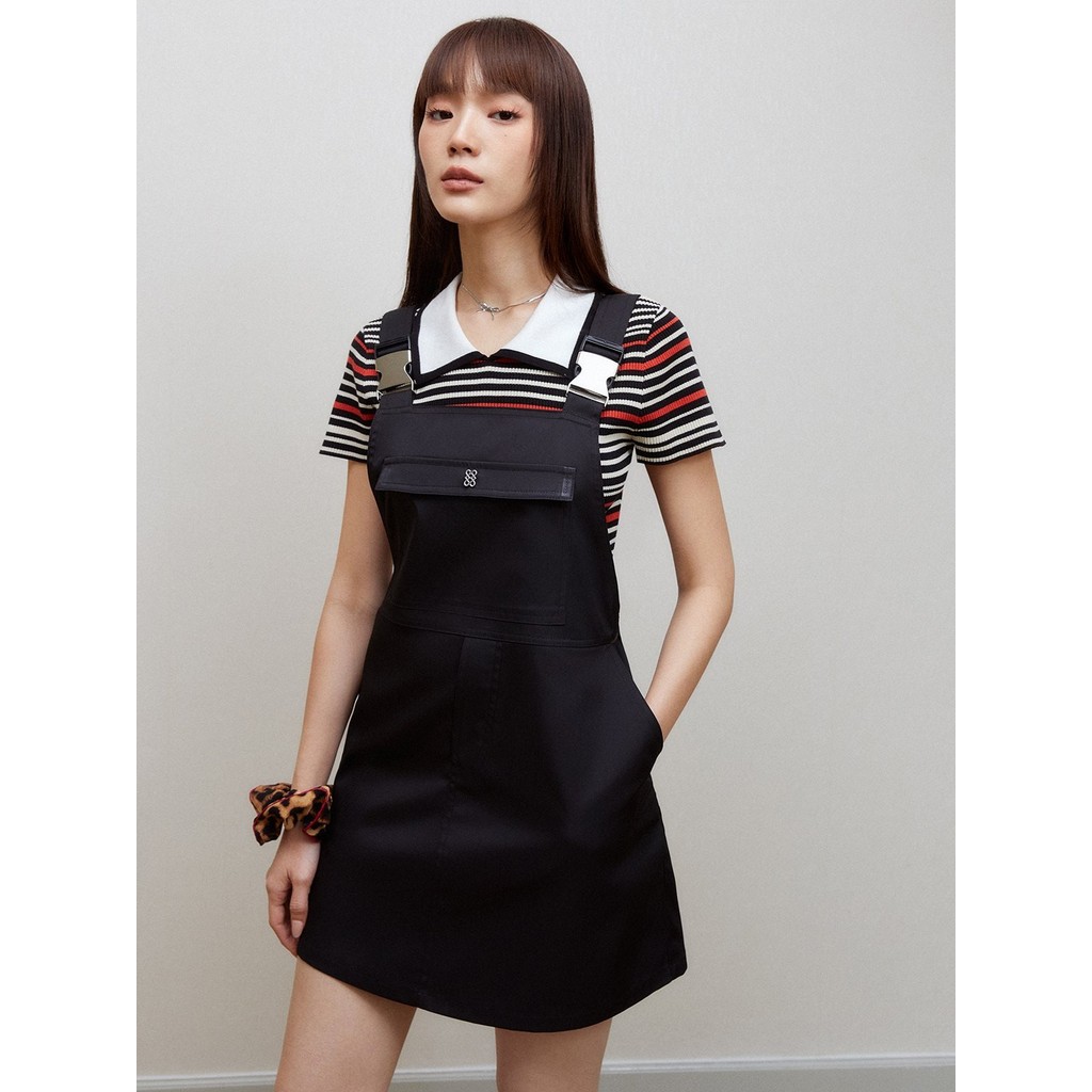 [Pomelo] ชุดเอี๊ยมสั้น / Utility Short Overalls