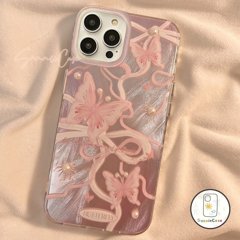 แฟชั่น เคสVIVO Y02 Y20s Y22s Y21T Y03 Y11 Y21 Y12 Y02A Y12i 20 Y50 Y17 Y30 Y17 Y22 YY18 Y36 ผีเสื้อ แฟนซี คำนับ เคส