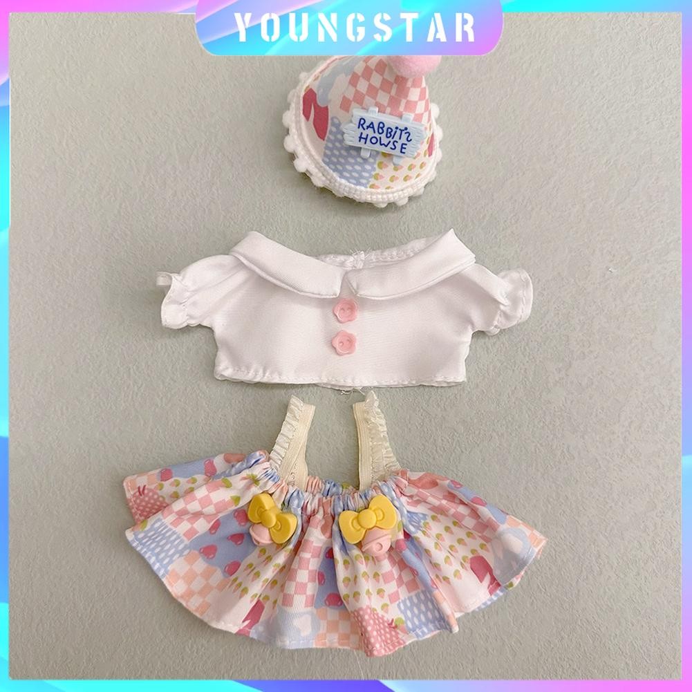Ys DM 20 ซม.Upset ตุ๊กตาผ้าฝ้ายเป็ดน่ารักและหวาน Lolita ชุด 20 ซม.ตุ๊กตาเปลี่ยนเสื้อผ้ากระโปรงขนาดเล็กคุณภาพสูง