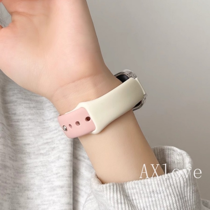 สายรัดซิลิโคนอ่อนนุ่มสําหรับ หัวเว่ย วงดนตรี 10 8 9 7/6/6มือโปร เปลี่ยนสร้อยข้อมือสําหรับ ให้เกียรติ 9 6 7 สายรัดข้อมืออุป - รูปที่ 4