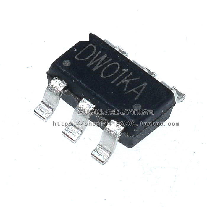 DW01 DW01D DW01A SOT23-6 Power Bank แบตเตอรี่ลิเธียมป้องกันชิป IC ยี่ห้อใหม่พร้อมสต็อก DW01