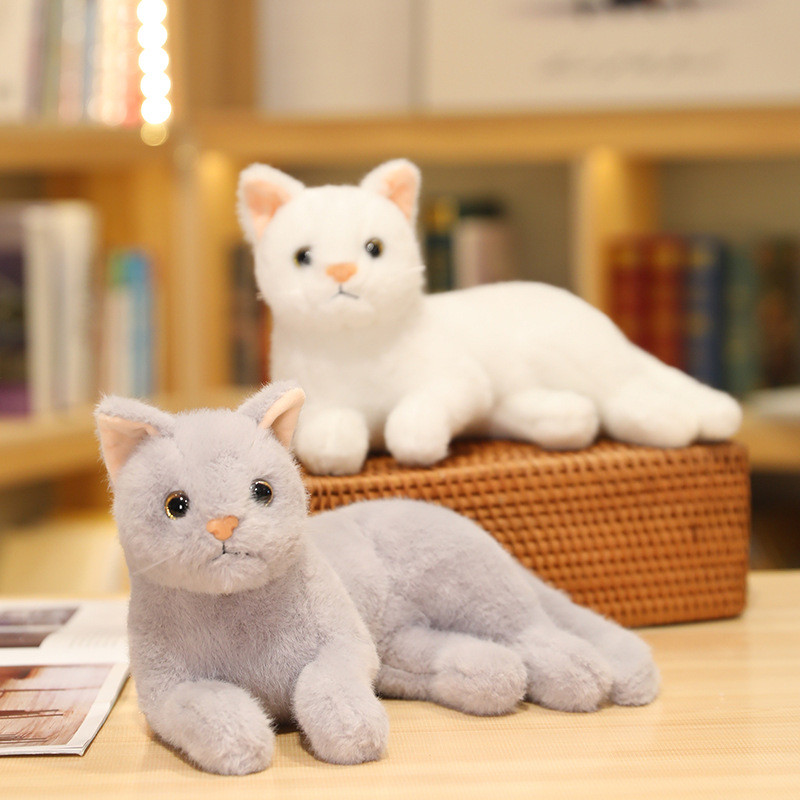 โมเดล ตุ๊กตาแมวจำลองน่ารัก เครื่องประดับของเล่น ตุ๊กตาสำหรับของขวัญวันเกิดเด็กผู้หญิง พร้อมส่ง