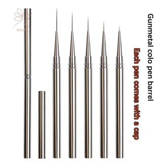 [maybeauty] 1 ชิ้นเล็บแปรงเล็บ French Nail Liner ปากกา 10/12/23 มิลลิเมตร Ultra-fine Long Wire Drawing Paing เล็บเครื่องมือ {TH}