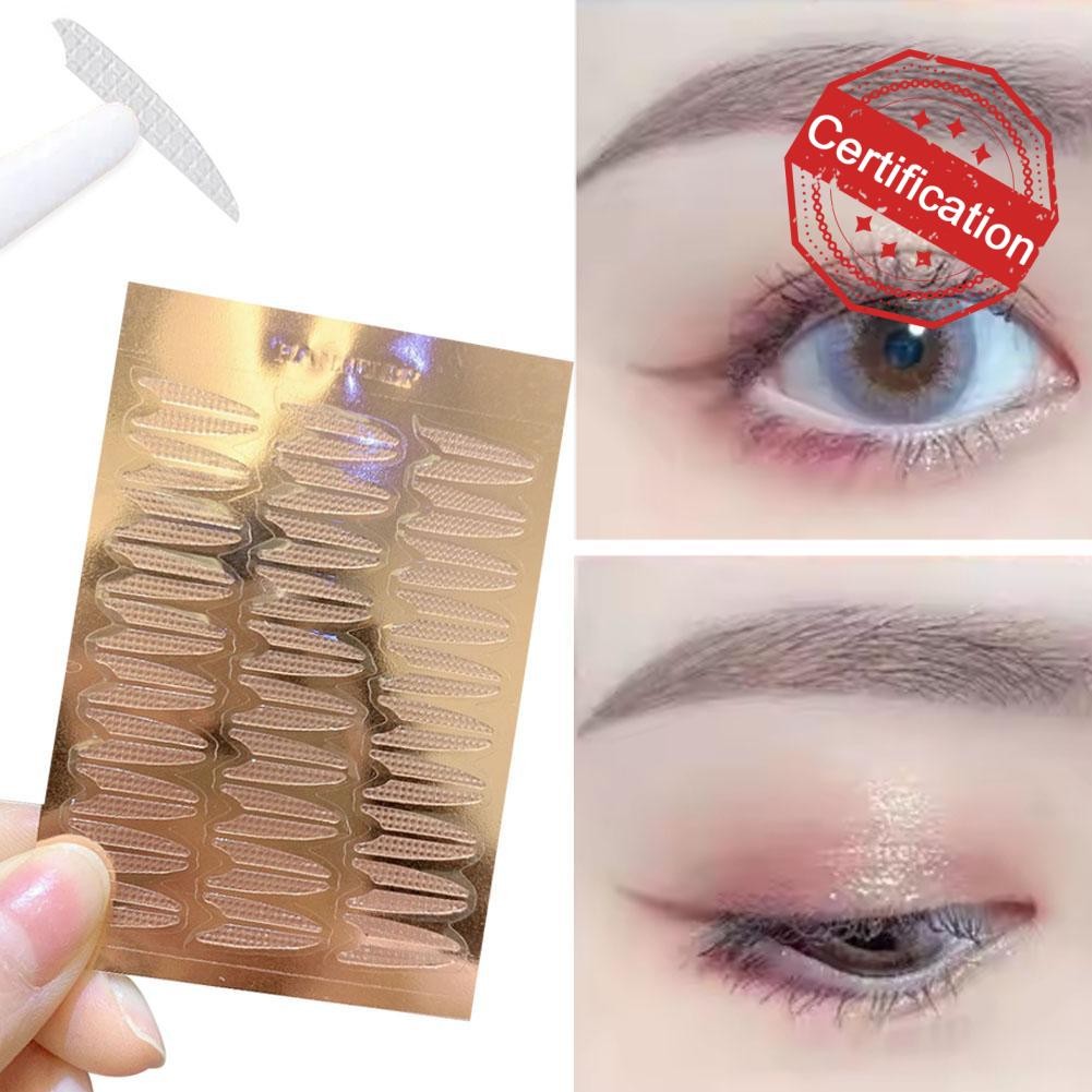 สติ๊กเกอร์ตาสองชั้นไม่มีตัดที่มองไม่เห็นเหนียวดีตาเปลือกตาเทปสติกเกอร์ ฉ4ค8