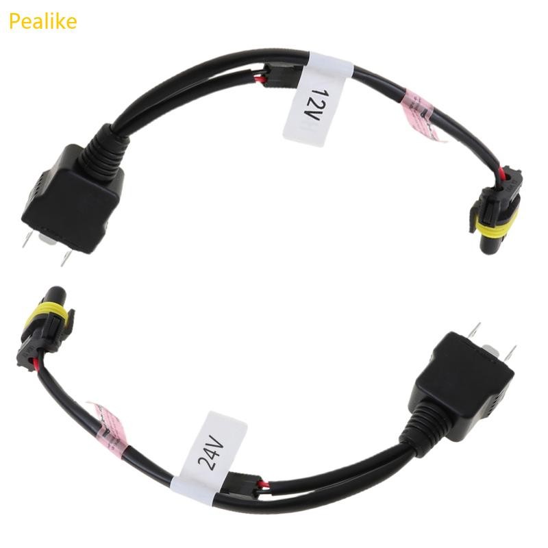 Pealike ชิ้นส่วนรีเลย์รถยนต์ 12 24V รีเลย์สายควบคุมสําหรับ H4 Hi Lo Bi-Xenon สําหรับ HID หลอดไฟ