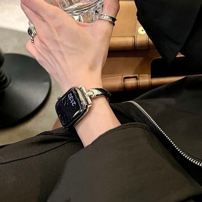 สายโลหะสแตนเลสแฟชั่น สําหรับ Apple Watch รูปที่ 8