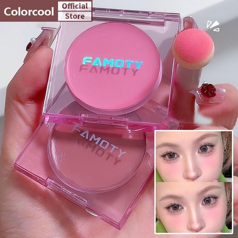 Th Waterproof Blush Lip Cream Multi-purpose Lasg Brightening Moisturizing Lip Cheek Balm Face Blusher Girls เครื่องสําอางเกาหลี HH