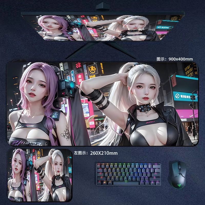[70 * 30 ซม.] แผ่นรองเมาส์ขนาดใหญ่สําหรับเล่นเกมอะนิเมะแผ่นรองคีย์บอร์ดเกมนักเรียนสํานักงานหนังสือหอพักแผ่นรองโต๊ะ เด็กผู้ชาย แผ่นรองคอมพิว