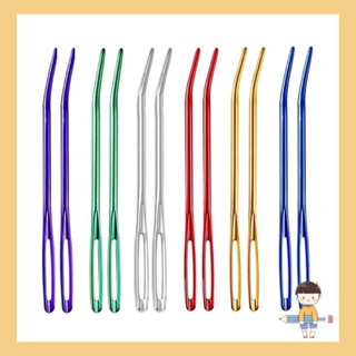 เข็มเย็บผ้าตาขนาดใหญ่ Stat พร้อมเส้นด้ายปลายโค้ง ชุดเข็มเย็บ…