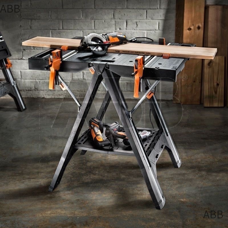 🎉WROX WX051 ราคาพิเศษ โต๊ะเครื่องมืออเนกประสงค์  โต๊ะทำงานไม้ พกพาและเคลื่อนย้ายได้