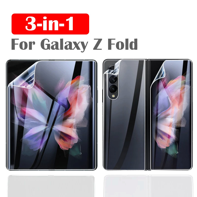 1-2PCS โทรศัพท์แบบพับได้ HD Clear Soft Hydrogel ฟิล์มสําหรับ Samsung ZFold7 ZFold6 Ultra-Thin Screen