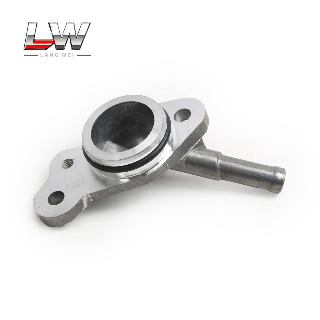 06เค121132 ขั้วต่อน้ําหล่อเย็นอลูมิเนียม EA888 1.8T 2.0T 06K121132J สําหรับ VW Golf Jetta Polo Passa